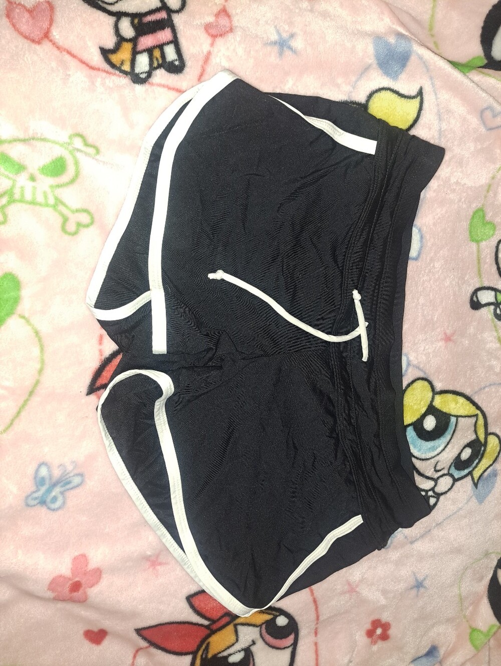 Athleta Black Shorts with White Accent